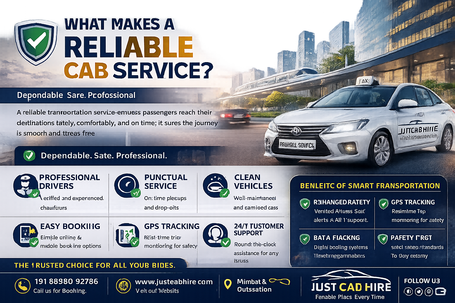 What Makes a Reliable Cab Service  Complete Guide to Choosing the Best Taxi Service